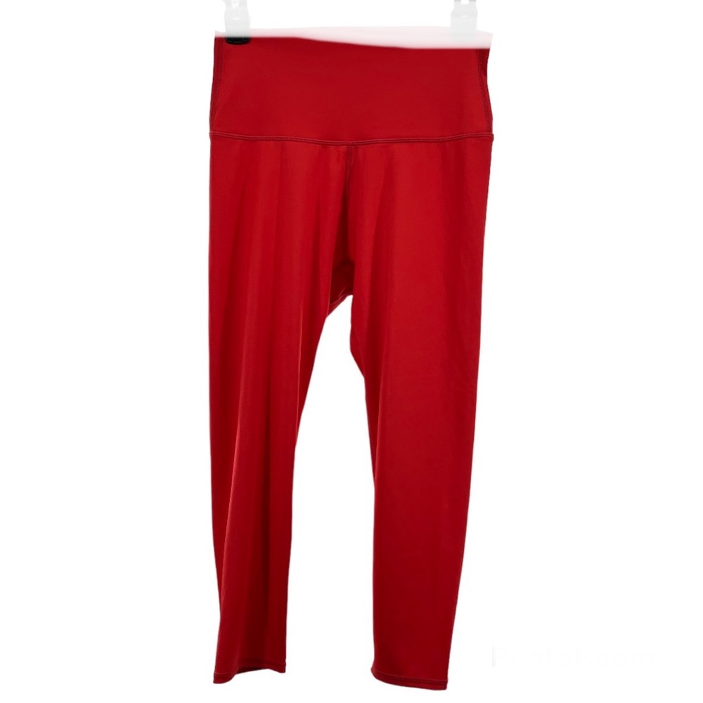 Papaya Active Leggings Pants Coral Red Silky Smooth Large